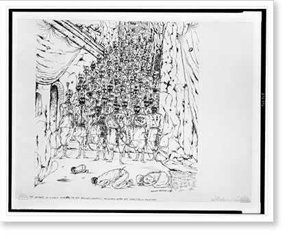 Historic Print, Family members thank God after the escaped guerrilla is finally arrested in their home., 18