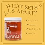 MOOM Organic Sugar Wax with Tea Tree Oil, 12 oz Jar, Hair Removal for Bikini, Brazilian, Face & Legs - Soft Wax for Sensitive Skin, Wax Beads Alternative For Women & Men (Strips & Sticks NOT Included) - Image 2