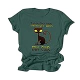 Frauen-Sommer-Buchstabe gedruckte Spaß-T-Shirts O-Hals-Sommer-Nette T-Shirts Blusenoberteile 7233 Longsleeve warm Funktionsshirt Stretch Slim fit Sport Jogging Yoga Fashion - bügelleichte