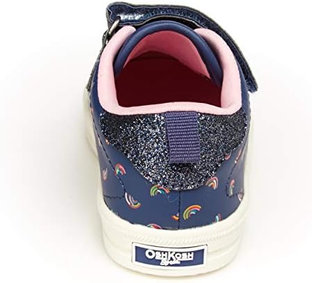 OshKosh B'Gosh girls Garland Sneaker, Navy, 4 Toddler US | Image 7