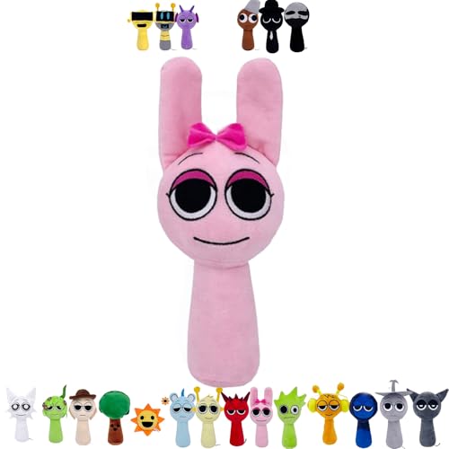 CSZALHLS Sprunki Plush, 7.8'Wenda Plushies Toys, Soft And Cute Plush Stuffed Animal Pillow for Halloween, Thanksgiving, Valentine's Day Birthday Gifts for Boys Girls And Fans-Pinki||7.8inch