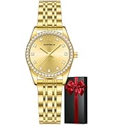 CIVO Goud dameshorloge vintage polshorloge klein - rechthoekige horloges dames analoog kwarts vrouwen horloge klassieke geschenken, A1 goud., Standaard, armband