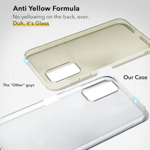 Image of Jkobi Lifetime Anti-Yellow Clear Back Cover Case for Samsung Galaxy F23 5G (Sleek Hard Crystal | Shockproof and Camera Protection)