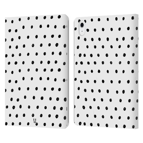 Étui en cuir iPad Air 11 au design Pois Griffonnage finitions premium