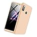 Produktbild XCYYOO für Xiaomi Mi A2 Lite Hülle Hardcase 3 in 1 Ultra Dünn 360 Full Body Schutz Schutzhülle Anti-Kratzer Elegant Matte Stoßfest Hart PC Skin Rückdeckel Glatte Rückseite Bumper Handyhülle