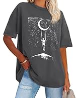 Design: Womens oversized tee shirts is very loose; if you like simple style, there are solid colors for you to choose; if you like a little special design, we have different pattern designs for you to choose. Occasions: T shirts for women graphic are...