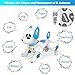 SUPIREO Remote Control Robot Dog Toy, RC Programmable Smart Interactive Robotic Pet, RC Stunt Robot Toy Imitates Animals Music Dancing Handstand Push-up Follow Functions for Boys & Girls