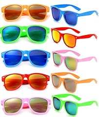 Mix Frame Colored Lens Sunglasses