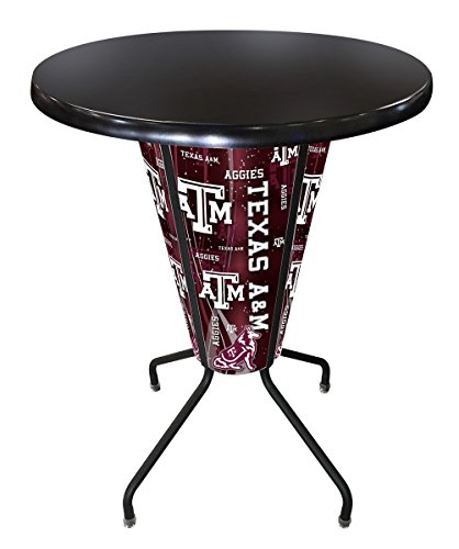 Holland Bar Stool Co. Outdoor/Indoor LED Lighted Texas A&M Pub Table