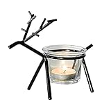 【Weit Verbreitet】Ob es sich um eine Geburtstagsfeier, ein Familienessen, eine Hochzeitsparty, ein Thanksgiving Essen oder einen Weihnachtsabend handelt, dieser exquisite Hirsch Kerzenhalter kann eine schöne und nützliche Ergänzung auf Ihrem Tisch sein.