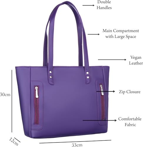Image of Women's Vegan Leather Seaside Handbag Shoulder Hobo, Tote bag Ladies Purse (Large)