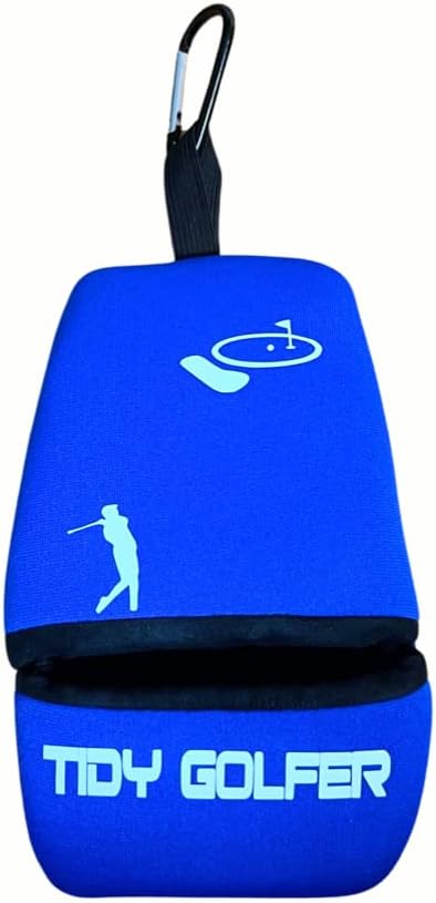 Golf Club & Ball Cleaner, Iron Cleaner, Golf Ball Cleaner , Two in one Golf Iron and Ball Cleaner portable, Washable (Waterproof Neoprene)