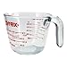 Pyrex Prepware 1 Cup Measuring Cup, Clear w/ Red Measurements (6001074)