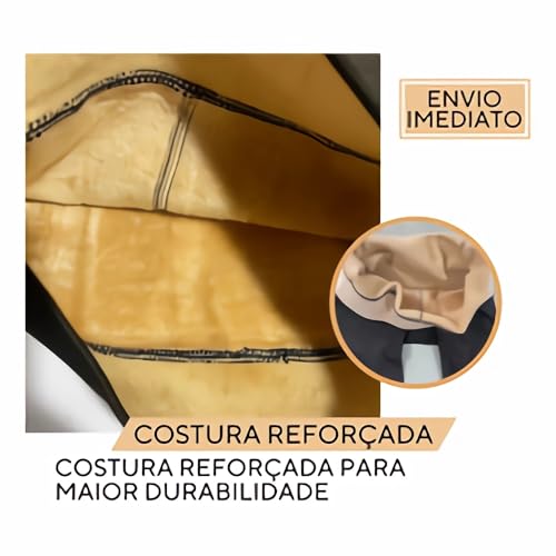 Meia Calça Forrada Translucida Peluciada Quentinha Para O Frio Premium Moda Outono Inverno