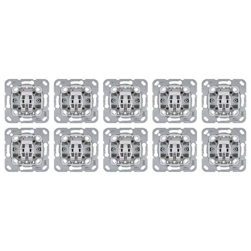 Gira System 55 reinweiß glänzend - 10er Set Wippschalter Wechsel