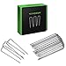 VIVOSUN 100PCS 6" Garden Stakes Landscape Staples - Sturdy Rust Resistant Gardening Supplies for Weed Barrier Fabric, Ground Cover, Lawn Drippers, Soaker Hose, Irrigation Tubing, Invisible Dog Fence