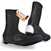 Neoprene Road Bike Overshoes Bicycle Waterproof Windproof Winter Road Cycling Shoes Rain Protection Shoe Covers Reflective Over Shoes