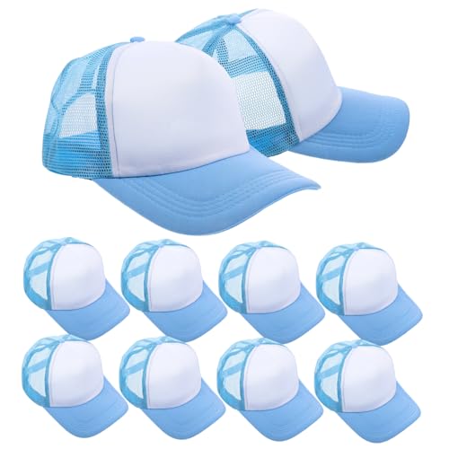 Casquettes baseball sublimation Yardwe par 10 pour personnalisation DIY et sport
