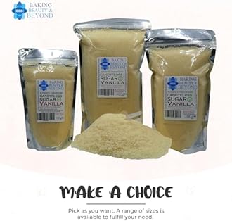 Baking Beauty and Beyond Premium Candy Floss Sugar 400g - Vanilla Flavour