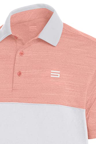 Three Sixty Six Quick Dry Golf Shirts for Men - Moisture Wicking Short-Sleeve Casual Polo Shirt - Thumbnail 2