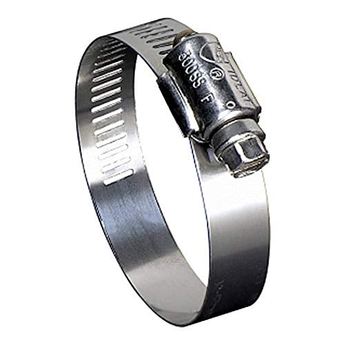 Ideal Tridon 670040016051#16 Stainless Steel Worm Drive Clamp with 305 Stainless Steel Screw, 11/16