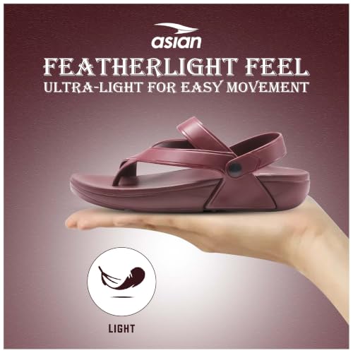 Image of ASIAN Women's INDIGO-09 Comfortable & Light Weight Clogs for Women | Stylish & Anti-Skid Chappals for Adult | Waterproof & Everyday Use Slipper Floats for Girls and Ladies