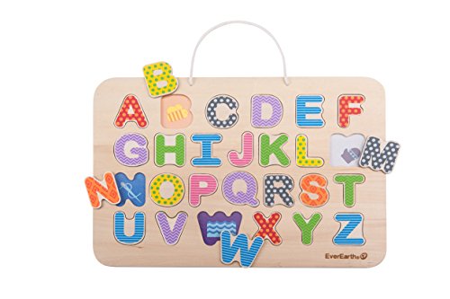 EverEarth - Alfabeto, Pizarra y Puzzle magnético (EE33739)