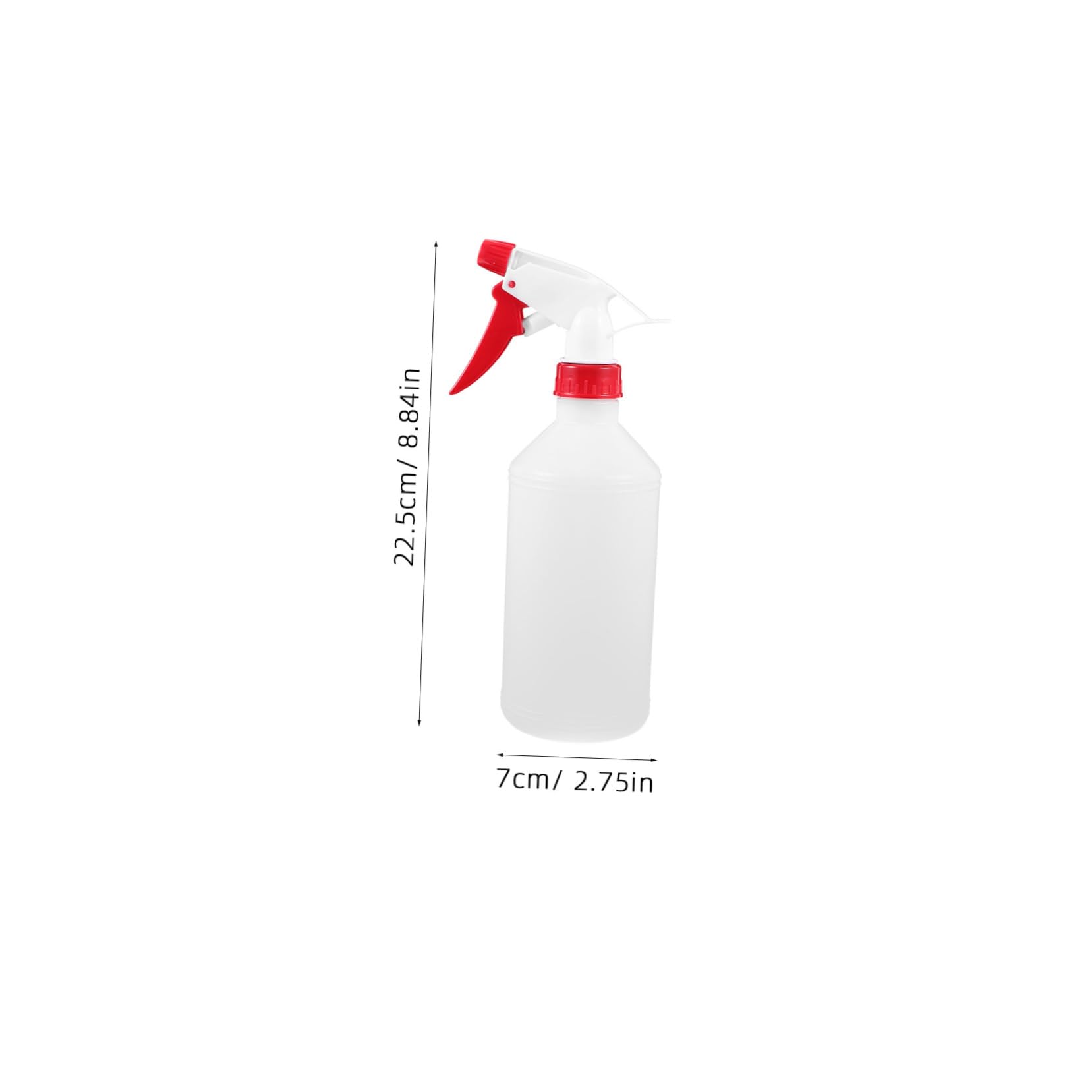 TOYANDONA Botellas Pulverizadoras de Plástico Blanco para Plantas y Cabello Diseño Hermético a Prueba de Fugas Paquete de 6 de 500ml Color Aleatorio en Actividades al Aire Libre