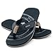 Produktbild Flip-On Herren Zehentrenner | Flip | Badelatschen | Strandschuhe | Zehenstegpantolette | ZT3, Farbe:Original Schwarz, Gr.:44 / UK 9.5