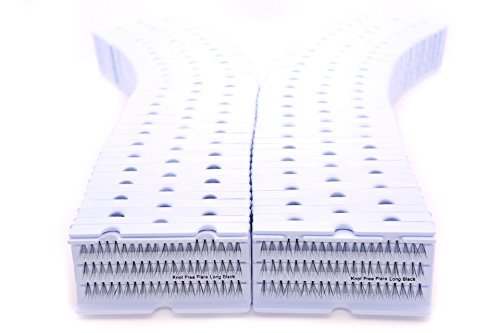 Professional 100packs Individual Lashes (Knot Free Flare Long)