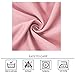 Diraysid Pink Grommet Blackout Curtains for Bedroom Thermal Insulated Room Darkening Curtains Drapes, 42 x 84, 2 Panels