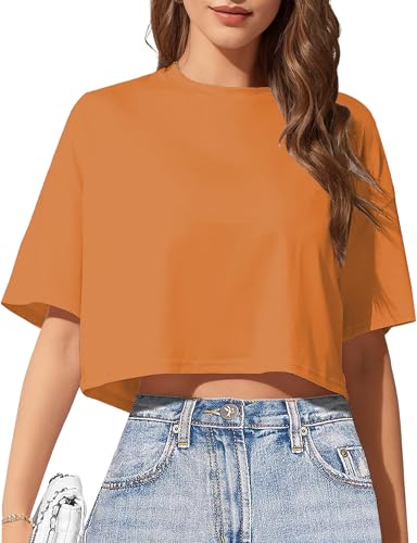 【TAN】クロップド丈Tシャツ/CLING FILM CROPPED TEE TAN（タン）の「【TAN（タン）】クロップド丈Tシャツ/CLING FILM