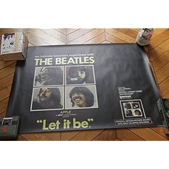 The Beatles Let it Be 1970 Quad UK Repro Print Poster Music The Beatles 30×40″ - Les Beatles, Paul McCartney, John Lennon, RIngo Starr, George Harrison