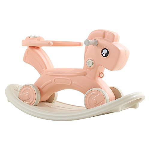 YWSZJ 2 in 1 Kinder Trojaner Schaukelpferd Kinder Flaschenzug Stuhl Multifunktionales Sicherheitsspielzeug Mit Musik…