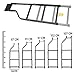 Tailgate Ladder Universal 42inch Pickup Truck Tailgate Ladder Rear Door Extension Folding Step Ladder Exterior Car Accessories