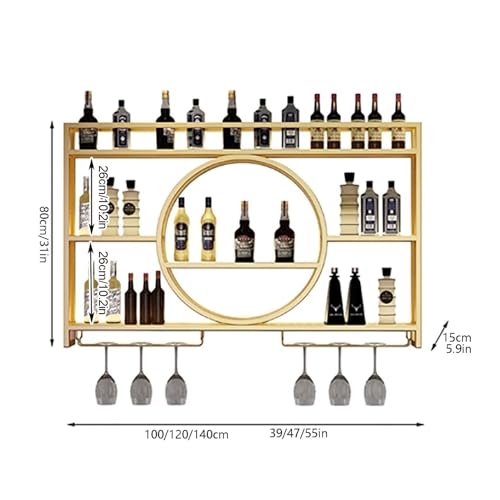Étagère à vin murale LED, le cadeau idéal pour amateurs de bar