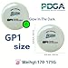 DISGO Disc Golf Disc Set- 170-178g Glow-in-The-Dark Disc | Putter, Midrange, and Driver | Professional Golf Discs for Outdoor Games & Competition PDGA Approved