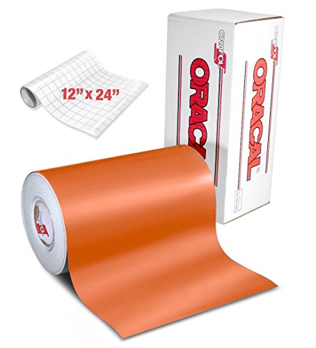 Rouleau de papier transfert et vinyle orange mat Oracal 631 pour décorer vos murs et vitrines