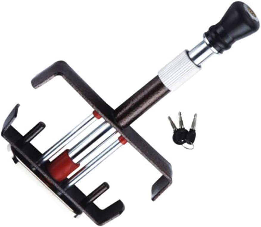 Image of AutoBizarre Anti-Theft Heavy Duty Car Brake Clutch Pedal Lock Security System for All Cars, Vans, Trucks, etc.