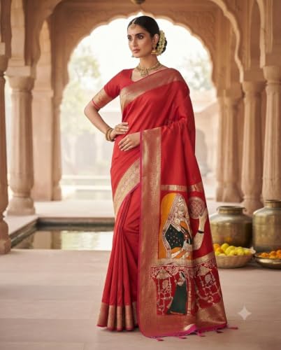Generic patola silk saree in pure silk – image 3