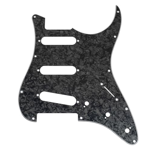 Pickguard guitare électrique 10 trous Musiclily Pro plaque protection Tagima TG-530 Strat SSS