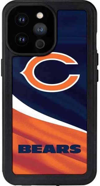 Skinit Waterproof Phone Case Compatible with iPhone 14 Pro Max - Officially Licensed NFL Chicago Bears Design