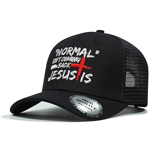 Image of Christian Hats for Men Women,Jesus Cross Hat Christian Religious Gifts for Birthday /Christmas