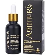 Retinol + Supreme Serum 2.5% Vitamin C 20% with Hyaluronic Acid & Vitamin E, Face Serum, for Wrin...
