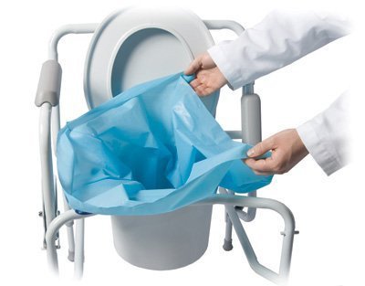 Sani-Bag+ Commode Liner, H645S10P - Pack of 10