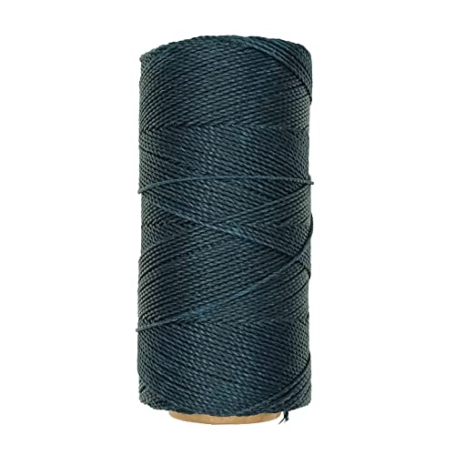Linhasita Waxed Thread 100 g / 170 m Polyester 1 mm Thick Macrame, 30 Colours Green Bottle, Bottle Green, 170 metros / 100 gr - Image 3
