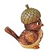 Enesco Jim Shore Heartwood Creek Harvest Bird with Acorn Hat Miniature Figurine, 2.875 Inch, Multicolor