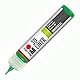 Marabu 18030009662 - 3D Liner hellgrün, 25 ml universelle Effektfarbe auf Wasserbasis, für samtartige Pluster- und Reliefeffekte auf Stoff, Holz, Metall speichelecht, einfache Fixierung