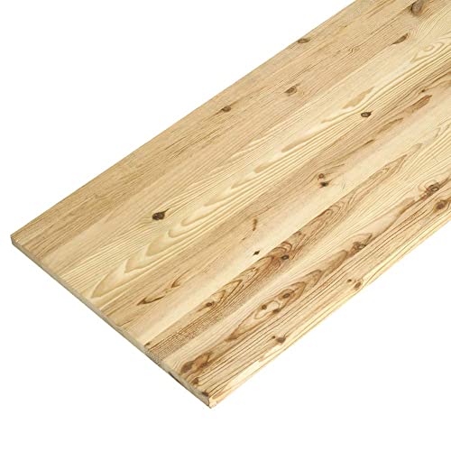 FORESTEA Plateau pin Massif lamellé collé abouté Rustique 1200 x 800 x 18 mm.