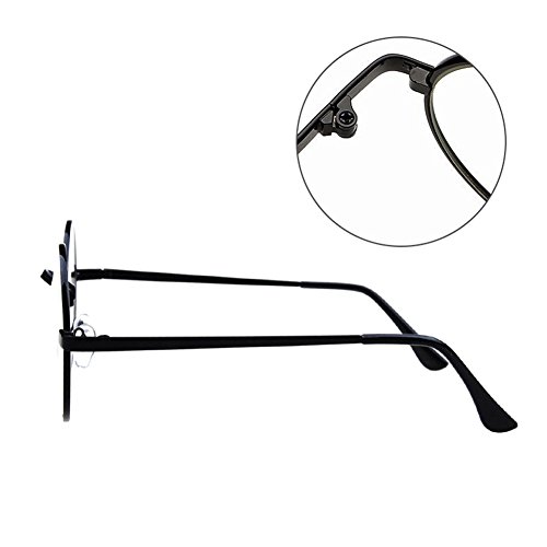 Occhiali con montatura metallica e lenti